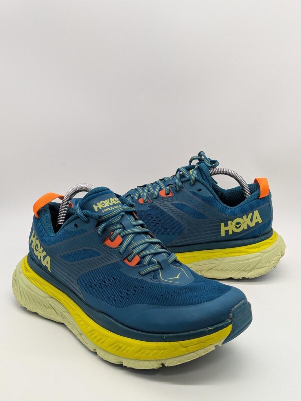 Hoka One One Stinson ATR 6 1110506 BCBT Blue Running Shoes Sneakers Mens Size 9